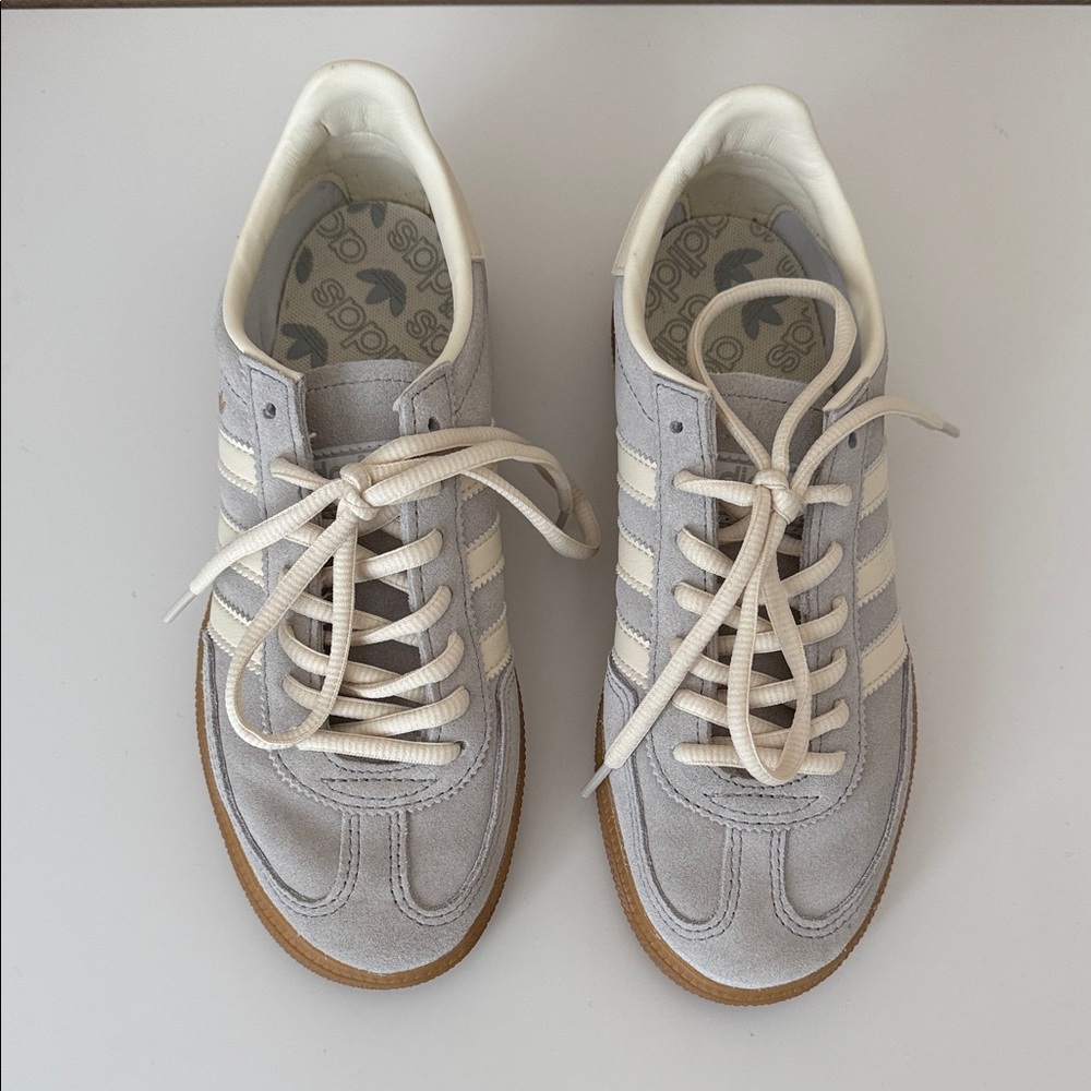 Adidas Gray & Cream Handball Spezial Sneakers 6W/5M